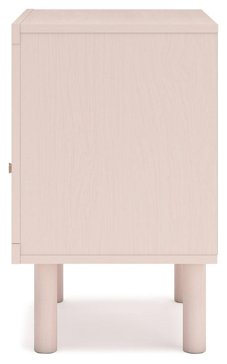Wistenpine Blush Nightstand by Ashley at Eve Furniture