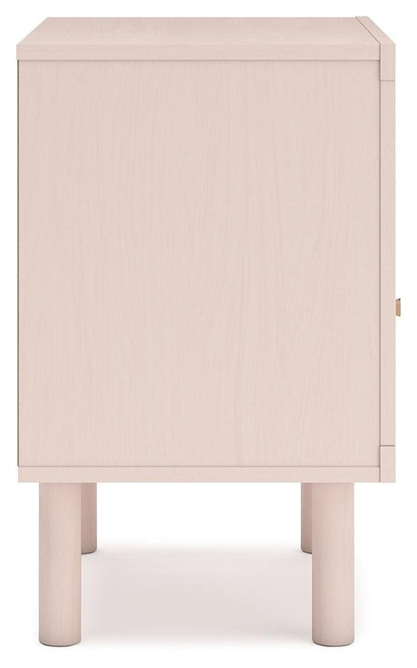 Wistenpine Blush Nightstand by Ashley at Eve Furniture