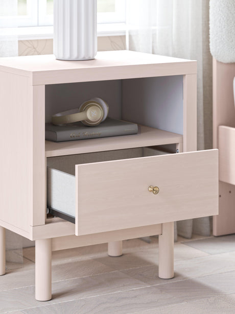 Wistenpine Blush Nightstand by Ashley at Eve Furniture