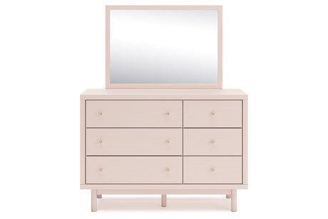 Wistenpine Blush Upholstered Youth Platform Bedroom Set by Ashley at Eve Furniture