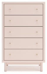 Wistenpine Blush Upholstered Youth Storage Platform Bedroom Set with 4 Drawers by Ashley at Eve Furniture