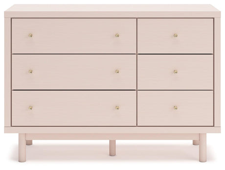 Wistenpine Blush Dresser by Ashley at Eve Furniture