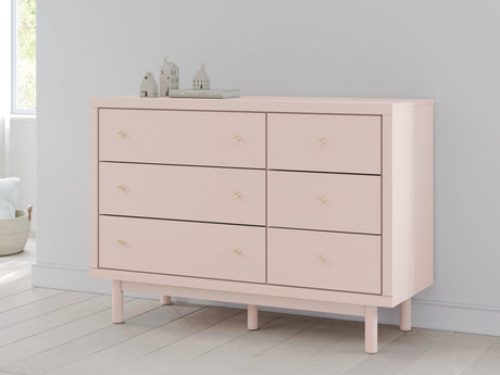 Wistenpine Blush Dresser by Ashley at Eve Furniture