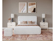 Wisteria California King Upholstered Platform Bed in Frosty Corduroy by Modus Furniture at Eve Furniture