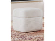 Wisteria Frosty Corduroy Upholstered Storage Ottoman by Modus Furniture at Eve Furniture