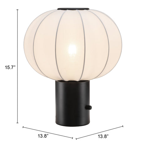 Wisteria White Table Lamp by Zuomod at Eve Furniture