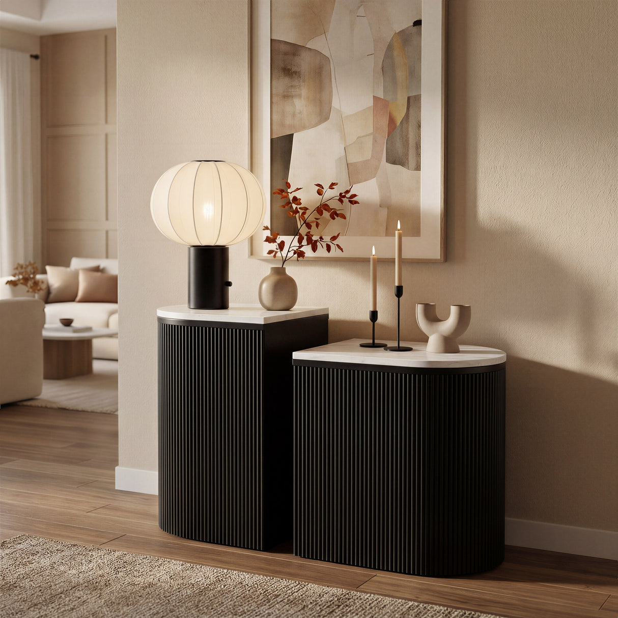Wisteria White Table Lamp by Zuomod at Eve Furniture