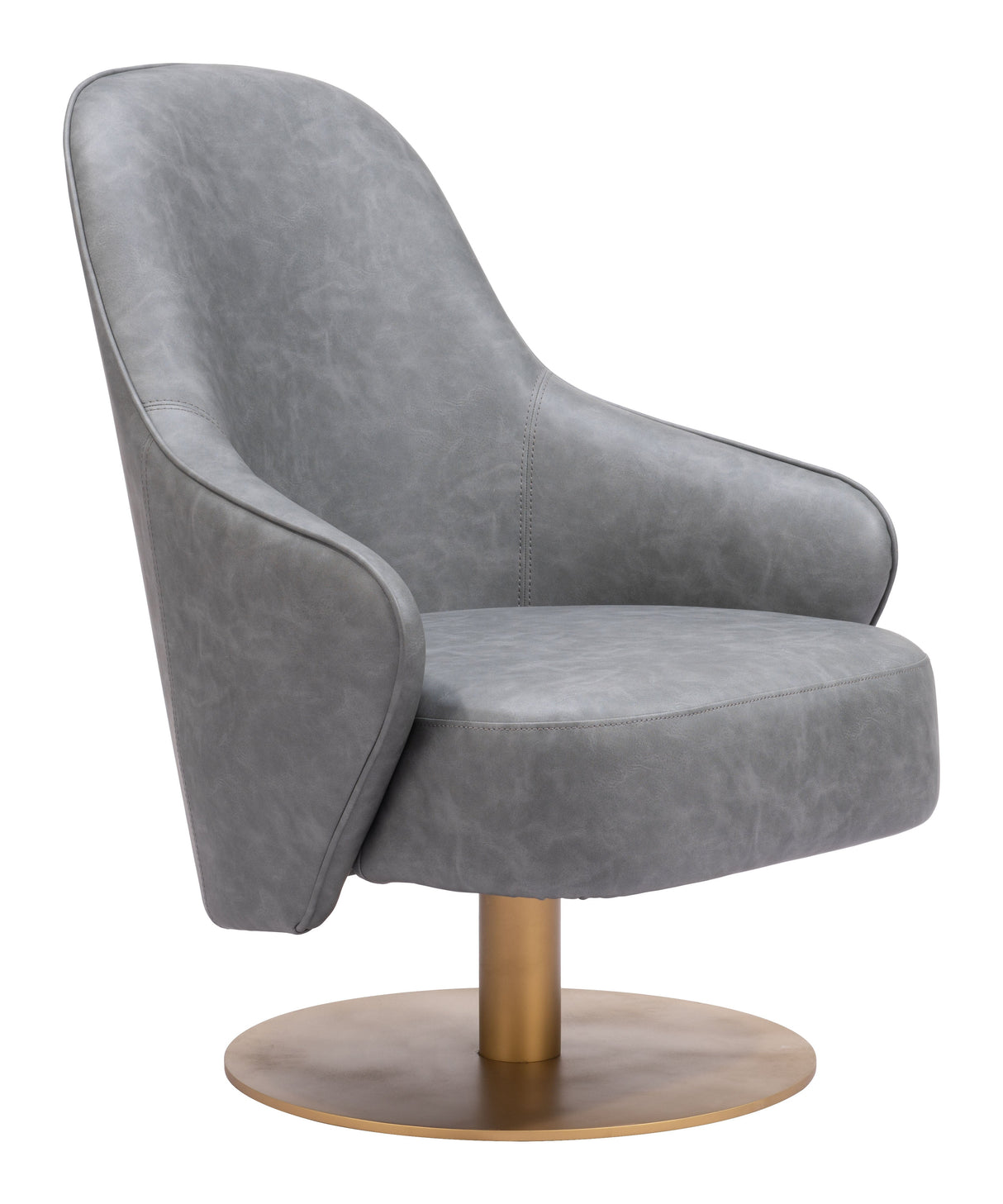 Withby Gray Accent Chair by Zuomod at Eve Furniture