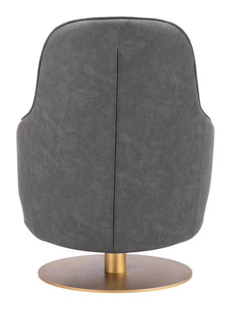 Withby Gray Accent Chair by Zuomod at Eve Furniture