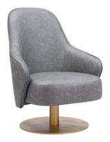 Withby Gray Accent Chair by Zuomod at Eve Furniture