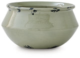 Wittbell Antique Sage Bowl by Ashley at Eve Furniture