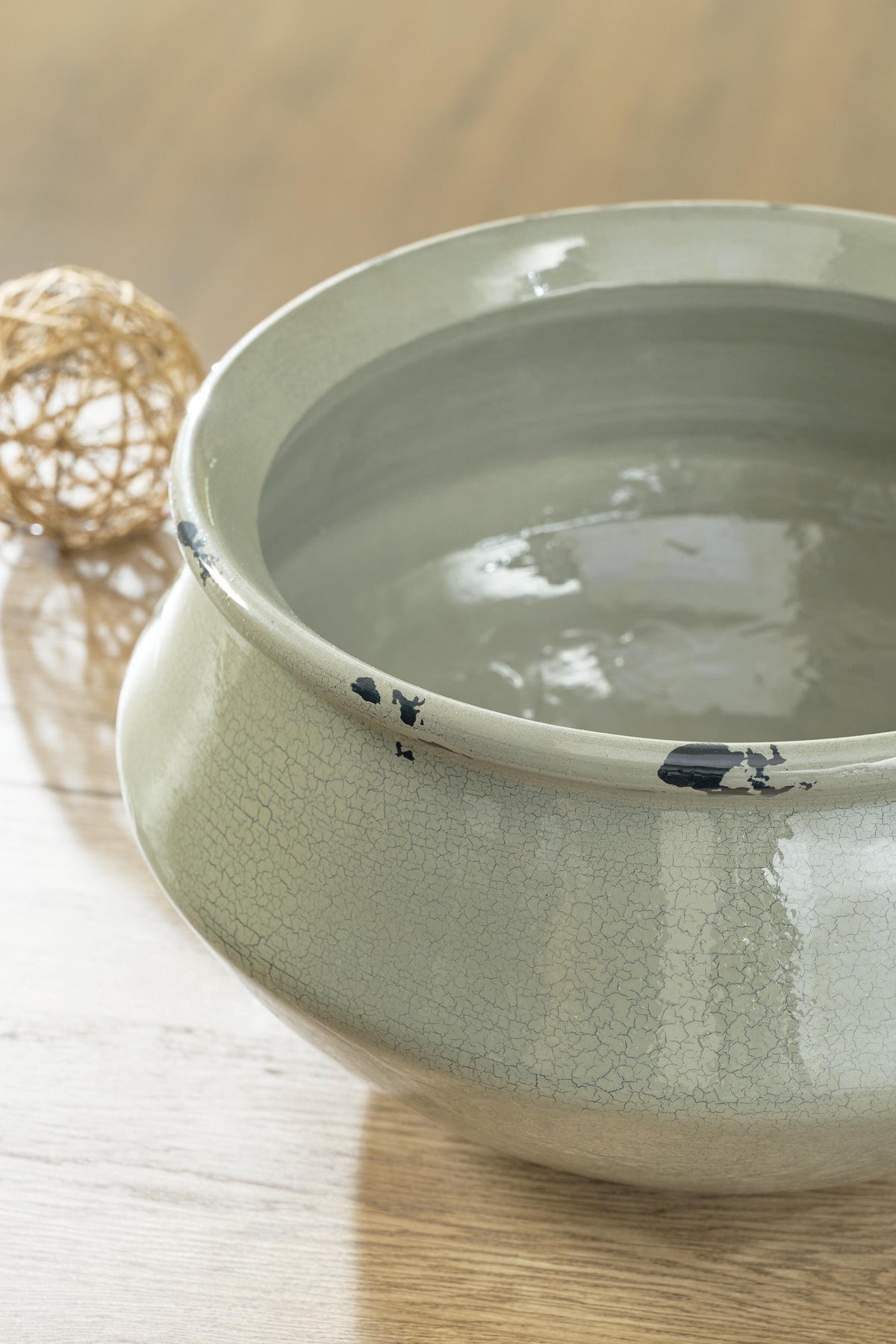 Wittbell Antique Sage Bowl by Ashley at Eve Furniture