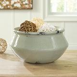 Wittbell Antique Sage Bowl by Ashley at Eve Furniture