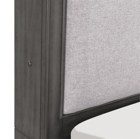 Wittenberry Gray California King Platform Bed by Homelegance at Eve Furniture