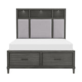 Wittenberry Gray California King Platform Bed by Homelegance at Eve Furniture