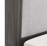 Wittenberry Gray King Storage Platform Bed by Homelegance at Eve Furniture