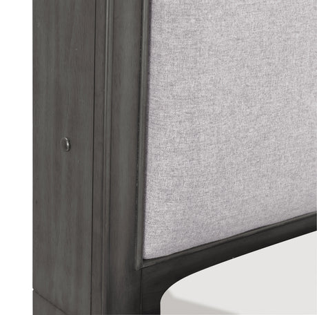 Wittenberry Gray King Storage Platform Bed by Homelegance at Eve Furniture
