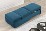 Woburn Blue Convertible Chair by Furniture of America at Eve Furniture