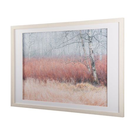 Woddlland pastels by Mercana Studio a Hand Embellished Textured Framed Photo Art Print Matted under by Mercana at Eve Furniture