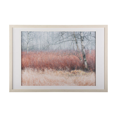 Woddlland pastels by Mercana Studio a Hand Embellished Textured Framed Photo Art Print Matted under by Mercana at Eve Furniture