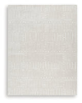 Wolbert Tan/Ivory Large Rug by Ashley at Eve Furniture