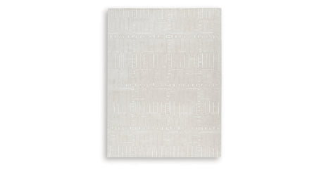 Wolbert Tan/Ivory Large Rug by Ashley at Eve Furniture