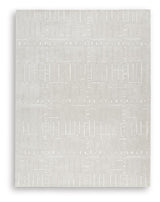 Wolbert Tan/Ivory Large Rug by Ashley at Eve Furniture