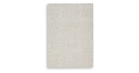 Wolbert Tan/Ivory Medium Rug by Ashley at Eve Furniture