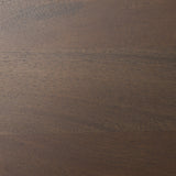 Wolcott Rectangular Dark Brown Solid Wood Bench by Mercana at Eve Furniture