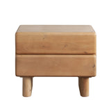 Wolfe Oak Wood Nightstand by Diamond Sofa at Eve Furniture