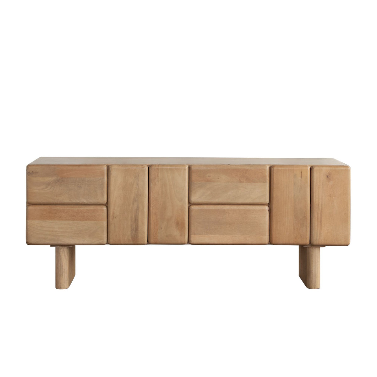 Wolfe Oak Wood Sideboard by Diamond Sofa at Eve Furniture
