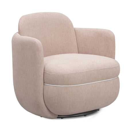 Wolfie Chenille Swivel Chair by TOV Furniture at Eve Furniture