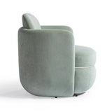 Wolfie Velvet Swivel Chair by TOV Furniture at Eve Furniture