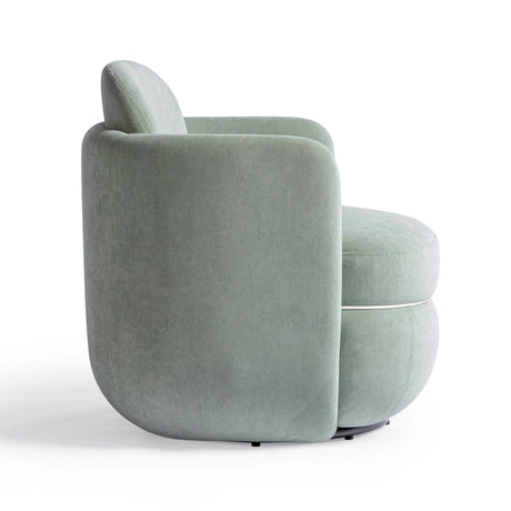 Wolfie Velvet Swivel Chair by TOV Furniture at Eve Furniture