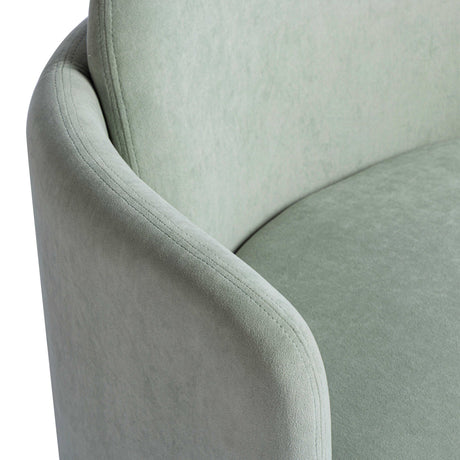 Wolfie Velvet Swivel Chair by TOV Furniture at Eve Furniture