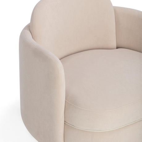 Wolfie Velvet Swivel Chair by TOV Furniture at Eve Furniture
