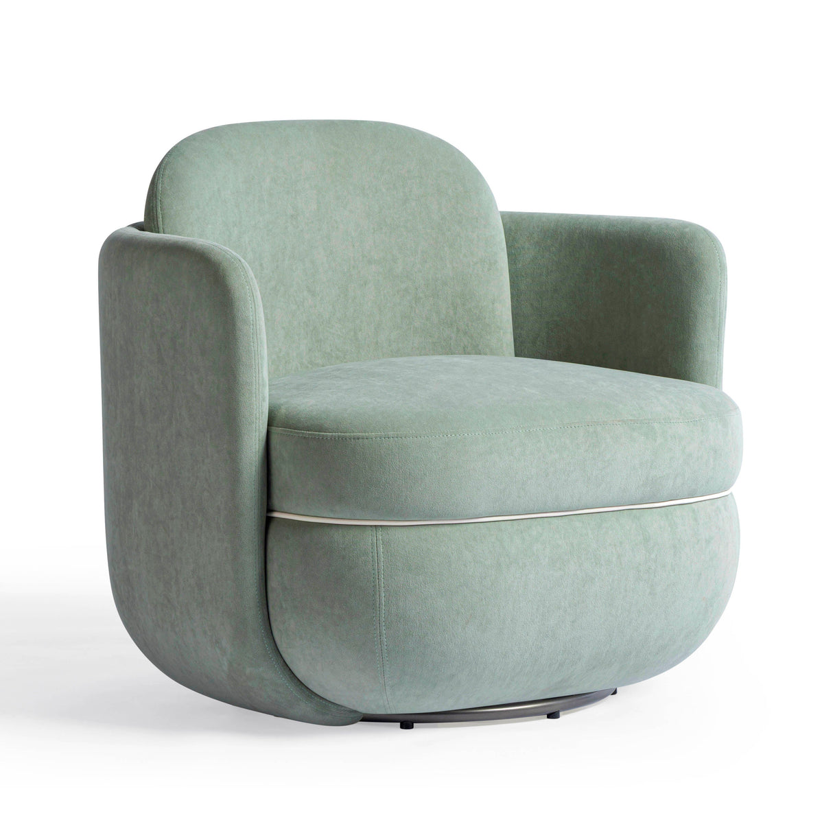 Wolfie Velvet Swivel Chair by TOV Furniture at Eve Furniture