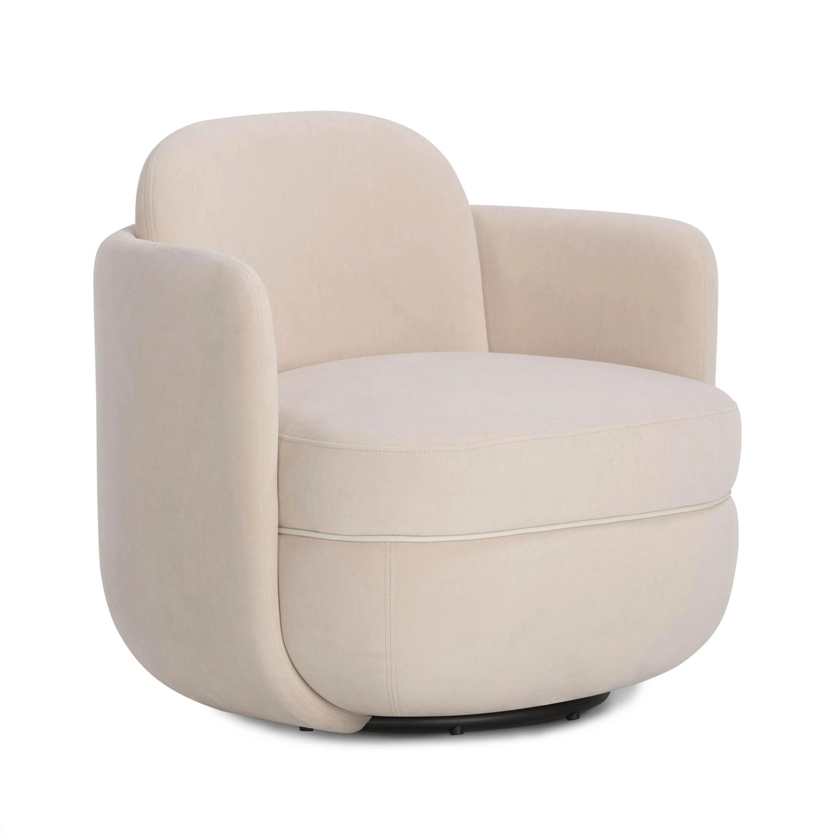 Wolfie Velvet Swivel Chair by TOV Furniture at Eve Furniture