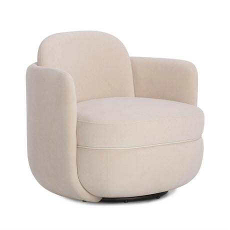 Wolfie Velvet Swivel Chair by TOV Furniture at Eve Furniture