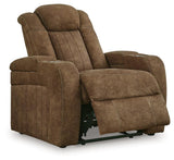 Wolfridge Brindle Power Recliner by Ashley at Eve Furniture