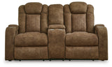 Wolfridge Brindle Power Reclining Loveseat