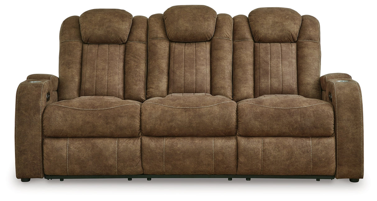 Wolfridge Brindle Power Reclining Sofa