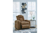 Wolfridge Brindle Power Reclining Sofa, Loveseat and Recliner by Ashley at Eve Furniture