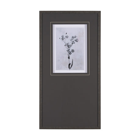 Wonderful Wildflowers XV Neutral by Deborah Revell a Hand Embellished Framed Art Print Matted under by Mercana at Eve Furniture