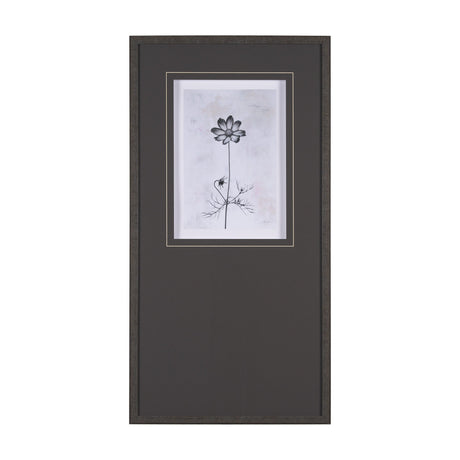 Wonderful Wildflowers XVI Neutral by Deborah Revell a Hand Embellished Framed Art Print Matted under by Mercana at Eve Furniture