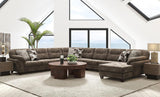 Wonderland Cola Brown 6-Piece RAF Sectional by New Era Innovations at Eve Furniture