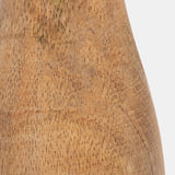 Wood, 10" Coned Mushroom, Olive