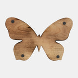 Wood, 12" Butterfly Deco, Brown