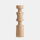 Wood, 14" Nomad Pillar Candleholder, Natural