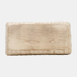 Wood, 16" Rectangular Tray, Natural